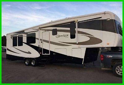 2008 Carriage Carri-Lite 36' Fifth Wheel 4 Slide Outs Fireplace Washer & Dryer