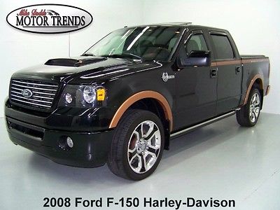 Ford : F-150 Limited Crew Cab Pickup 4-Door 2008 ford f 150 harley davidson sunroof 4 x 4 supercrew 22 inch wheels 53 k
