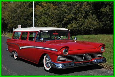 Ford : Fairlane 1957 Ford Country Wagon Resto Mod THUNDERBIRD V8 1957 ford country wagon resto mod 312 v 8 none nicer surf wagon show winner