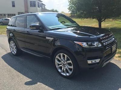 Land Rover : Range Rover Sport HSE Sport Utility 4-Door 2014 black black land rover range rover sport panoramic roof heated seats