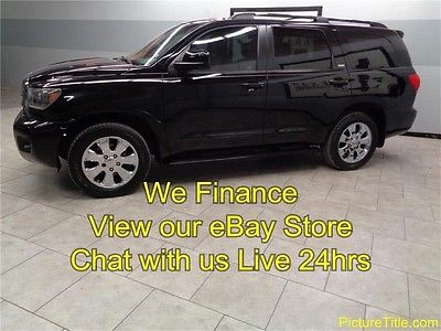 Toyota : Sequoia SR5 2WD Leather 08 sequoia 2 wd leather 3 rd row sunroof tv dvd chrome wheels we finance texas