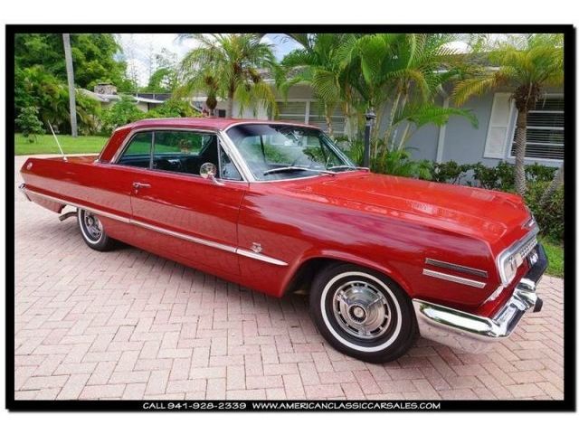 Chevrolet : Impala Super Sport 1963 impala ss 409 with a c and power steering restored and ready to show or go