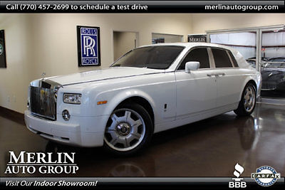 Rolls-Royce : Phantom 4dr Sedan 2007 rolls royce phantom white automatic 4 dr v 12 sedan nav power seats sunroof