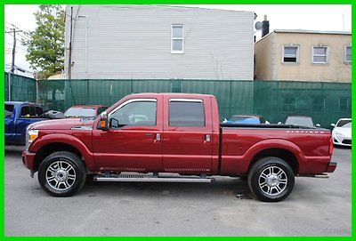 Ford : F-250 Lariat Platinum Super Duty Crew Cab  4x4 6.2 V8 Repairable Rebuildable Salvage N0t Wrecked  EZ Project Needs Fix Low Mile Save