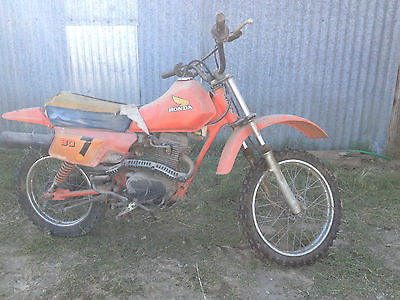 Honda : XR Honda XR 80 vintage motorcycle 1984 unrestored - Barn Find Texas