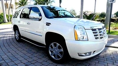 Cadillac : Escalade LUXURY LOADED 2008 cadillac escalade pearl white navigation 2 owners florida owned real nice