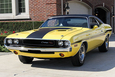 Dodge : Challenger R/T True R/T, Complete Numbers Matching Drivetrain, 440ci V8, Automatic, Build Sheet