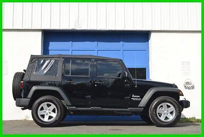 Jeep : Wrangler SPORT UNLIMITED 4X4 4WD Automatic Alpine Audio + Repairable Rebuildable Salvage Lot Drives Great Project Builder Fixer Easy Fix