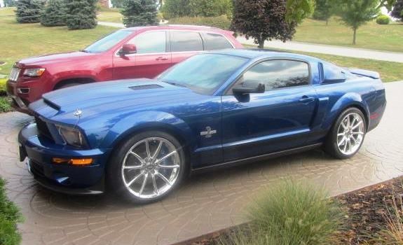 2007 Blue Shelby GT500 Super Snake