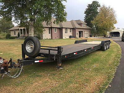 40'Small Equip,Bobcat,Car Hauler,Triple Axle,Adjustable Pinicle Hitch 18000 GVW