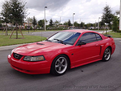 Ford : Mustang 2dr Coupe GT Deluxe 2002 ford mustang gt 4.6 l v 8 5 spd manual leather k n intake