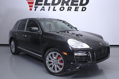 Porsche : Cayenne Turbo Sport Utility 4-Door 2008 cayenne turbo excellent condition black on chestnut fully loaded