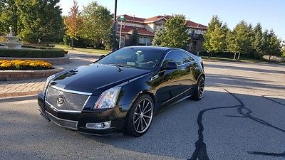Cadillac : CTS Coupe AWD Premium Package 2012 cadillac cts coupe premium awd black v mesh grille vossen falkens new
