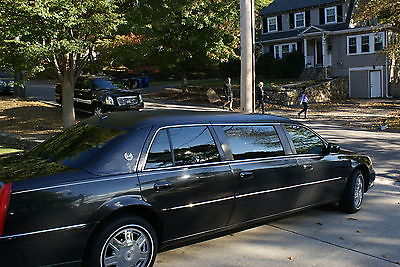 Cadillac : Other Black 2008 cadillac limousine 6 door funeral car