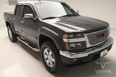 GMC : Canyon SLE Crew Cab 2WD 2012 black cloth trailer hitch remote entry running boards we finance 34 k miles