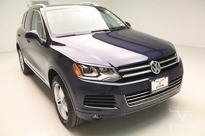 Volkswagen : Touareg Lux AWD 2014 brown leather rear camera satellite v 6 dohc we finance 15 k miles