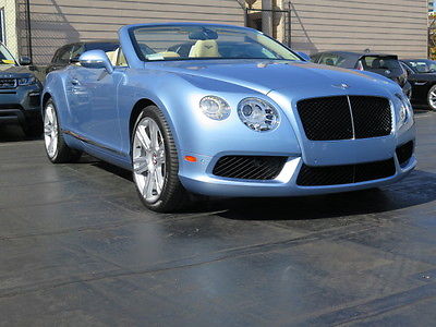 Bentley : Continental GT Convertible V8 in Silverlake with only 1,387 miles 2015 bentley continental gtc v 8 convertible low miles silverlake with magnolia