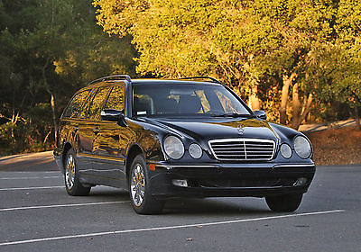 Mercedes-Benz : E-Class 4 Matic 2002 mercedes benz e 320 wagon 4 matic all black only 88 k miles
