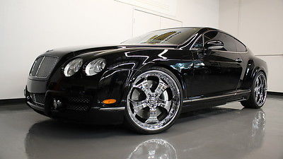 Bentley : Continental GT GT Coupe 2-Door MULLINER PKG, MANSORY KIT, MUST SEE , 3 PIECE WHEELS , BLACK ON BLACK