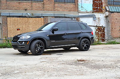 BMW : X5 2010 awd all black bmw x 5 3.0 i x drive w extra set of new wheels tires