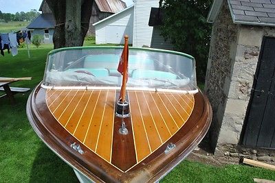 1958, 16’3” Barbour Silver Clipper with custom mastercraft trailer