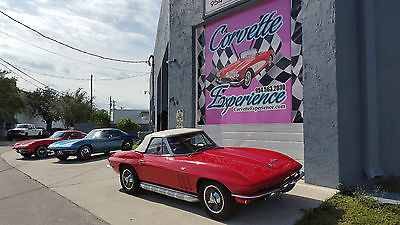 Chevrolet : Corvette Base Convertible 2-Door 1966 corvette convertible 327 300 rare california car very original