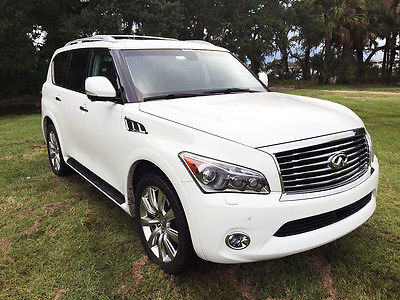 Infiniti : QX56 DELUXE TOURING THEATER TECHNOLOGY 2012 infiniti qx 56 4 wd loaded deluxe touring theater technology