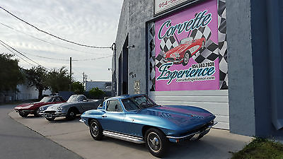 Chevrolet : Corvette Base Coupe 2-Door 1965 corvette coupe 327 365 rare options factory a c telescopic wheel