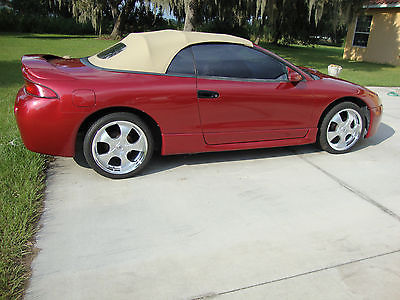 Mitsubishi : Eclipse Spyder GS Convertible 2-Door 1998 mitzubishi eclipse spyder gs convertible florida car