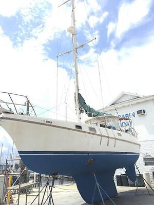 40 Foot Center Console Sloop Sailboat - New Bottom Paint - Great Family Cruiser