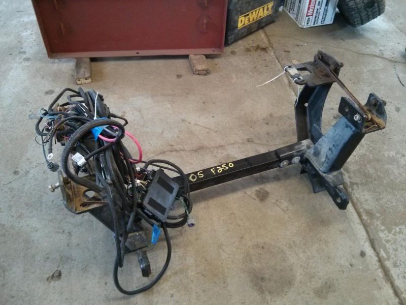 Plow Mount Bracket with wiring