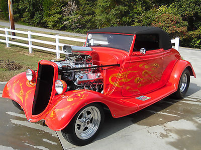 Ford : Other 1934 ford cabriolet pro street 468 bbc