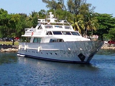 1991 Chediek 105' Steel Motoryacht--Price Reduction- Five strms+crew-Motivated!!