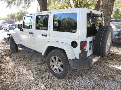 Jeep : Wrangler 4WD 4dr Sahara 4 wd 4 dr sahara jeep wrangler unlimited low miles suv manual gasoline 3.6 l v 6 cyl