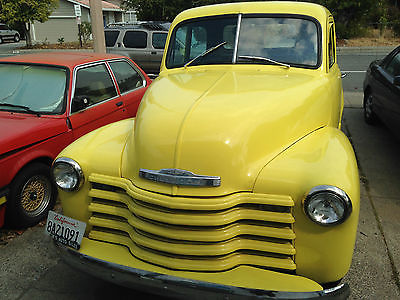 Chevrolet : Other Pickups 1949 1950.1951 1952 1953 chevy pick up 3100 5 window 6 cyl 3 speed owned 47 yr
