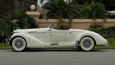 Replica/Kit Makes : AUBURN BOATTAIL SPEEDSTER REPLICA SPEEDSTER 1974 auburn replica of a 1936 auburn boattail speedster in incredible condition