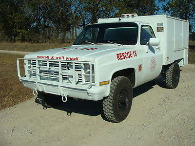 Chevrolet : C/K Pickup 3500 Custom Deluxe 1986 chevrolet m 1031 k 30 cucv 4 x 4 diesel 5 4 ton military truck