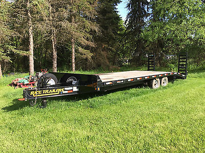 Rice 5 Ton Flat Bed Deck Over Trailer