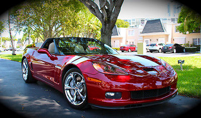 Chevrolet : Corvette GRAND SPORT 3LT 6-SPEED NAV, BOSE, HUD LOADED! 2010 corvette grand sport z 16 3 lt 6 speed crystal red metallic beauty