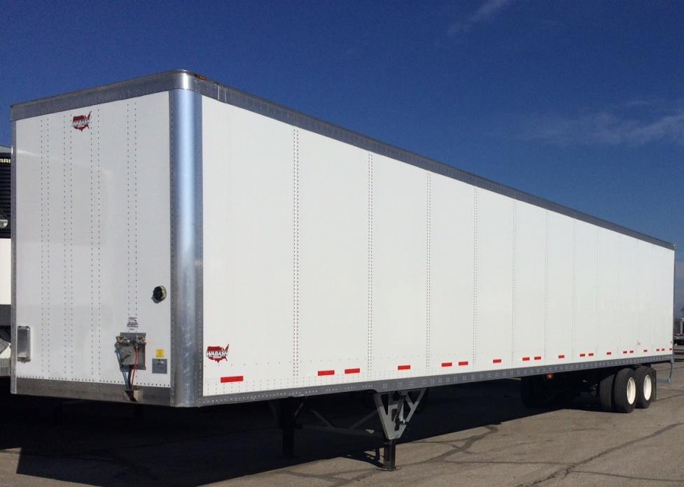 2017 Wabash Duraplate  Dry Van Trailer