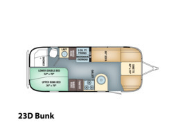 2016 Airstream Flying Cloud 23D Bunk