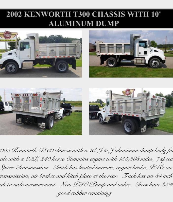 2002 Kenworth T300  Dump Truck