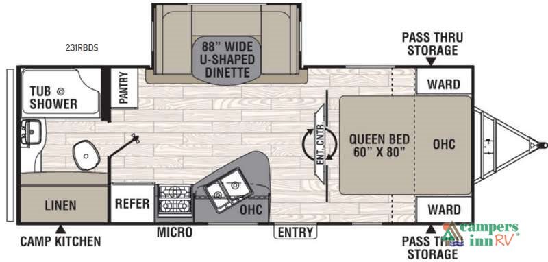 2016 Coachmen Rv Freedom Express 231RBDS