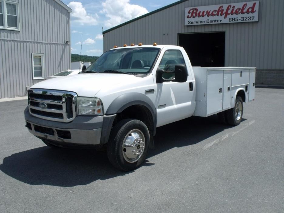 2005 Ford F550 Sd  Flatbed Truck