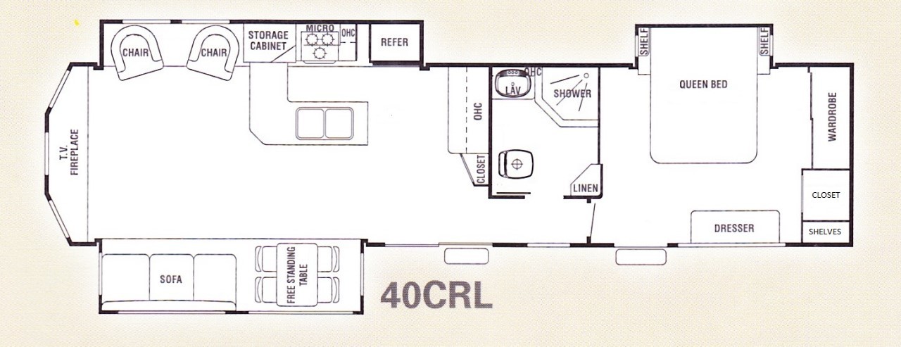 2011 Forest River CEDAR CREEK COTTAGE 40CRL