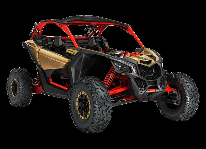 2017 Can-Am Maverick X3 X Rs Gold And Red