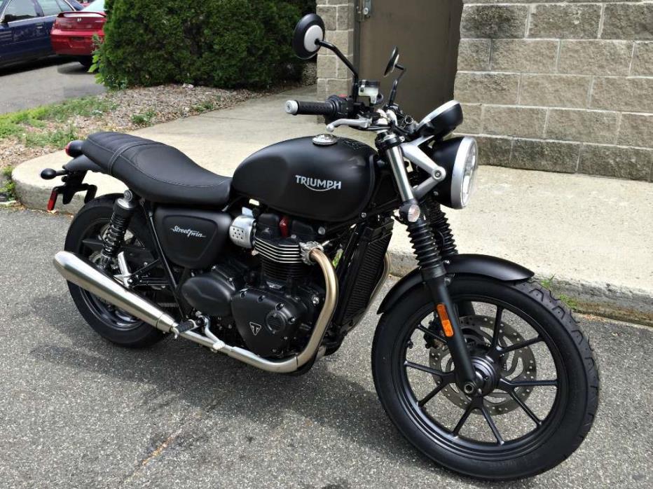 Triumph Street Twin Matte Black motorcycles for sale in Connecticut