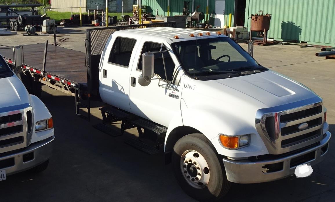 2008 Ford F750  Flatbed Truck