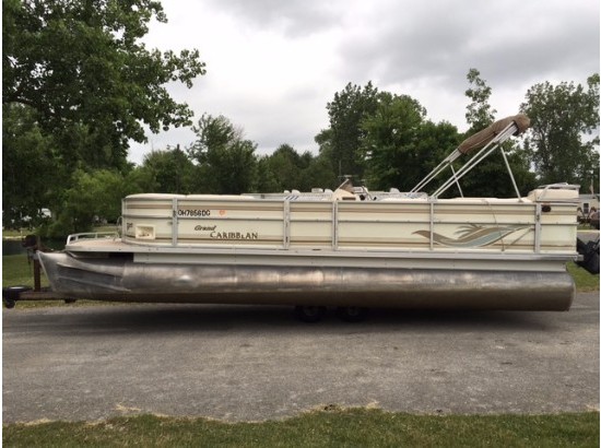 2001 Crest Pontoon Boats Grand Caribbean