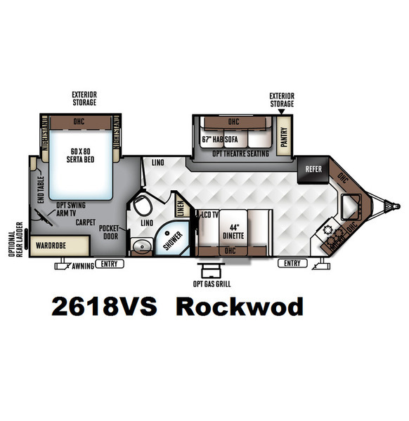 2017 Forest River Rockwood Ultra V 2618VS